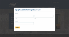 Desktop Screenshot of inspirationaltoursinc.com